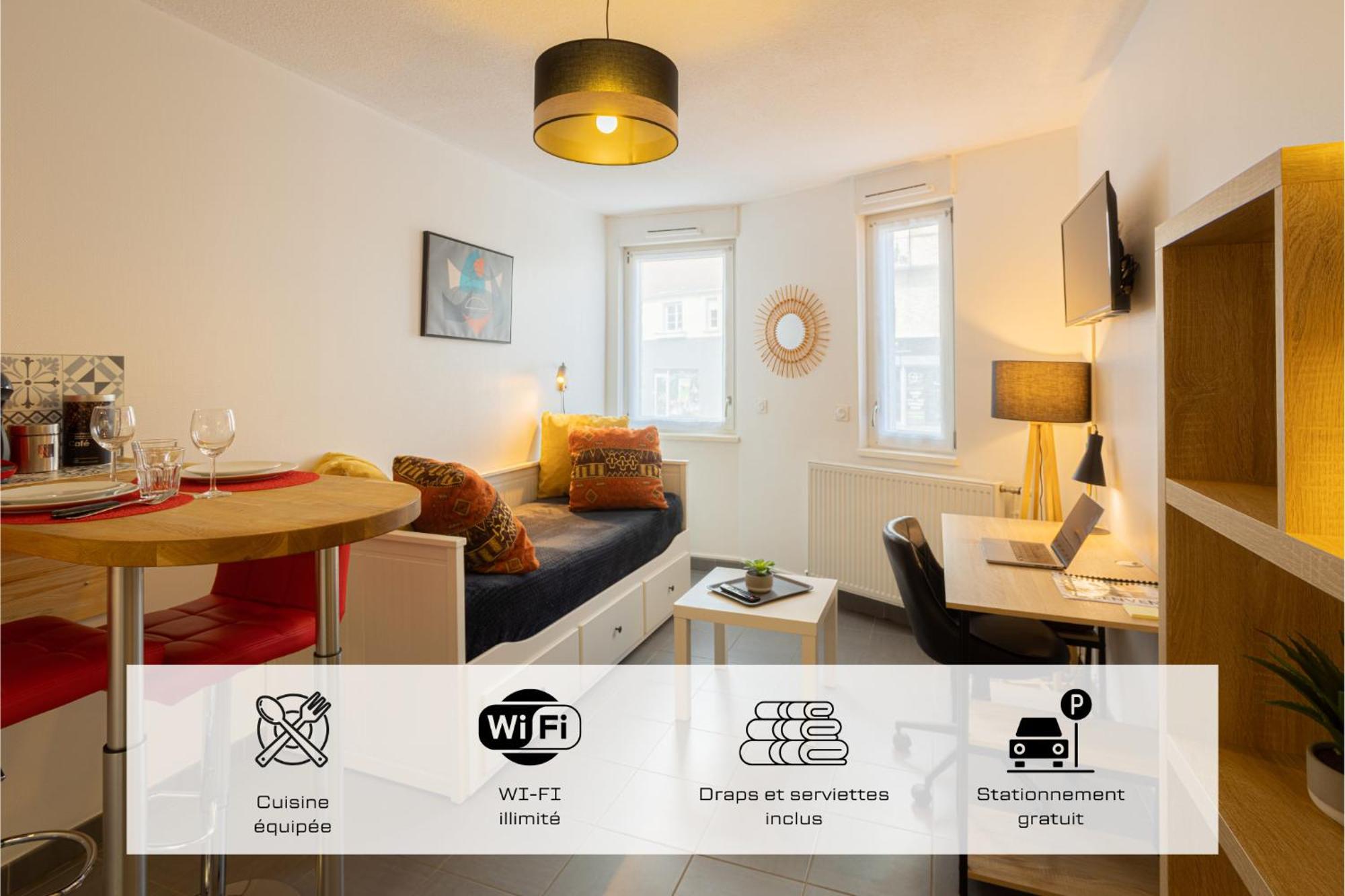 Studio Premium Arrivee Autonome 24S24H Troyes Dış mekan fotoğraf